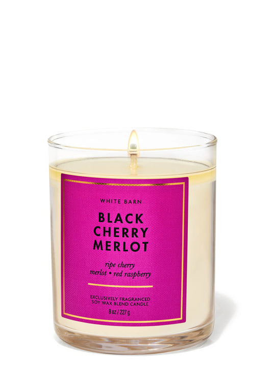 Black Cherry Merlot | Vela aromática de 1 mecha | 227 gr