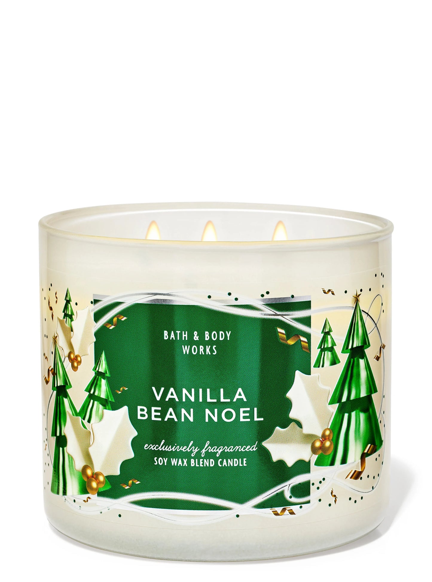 Vanilla Bean Noel 3 Wick Candle | Vela aromática de 3 mechas - 411 gr