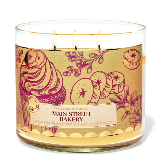 Main Street Bakery 3 Wick Candle | Vela aromática de 3 mechas - 411 gr