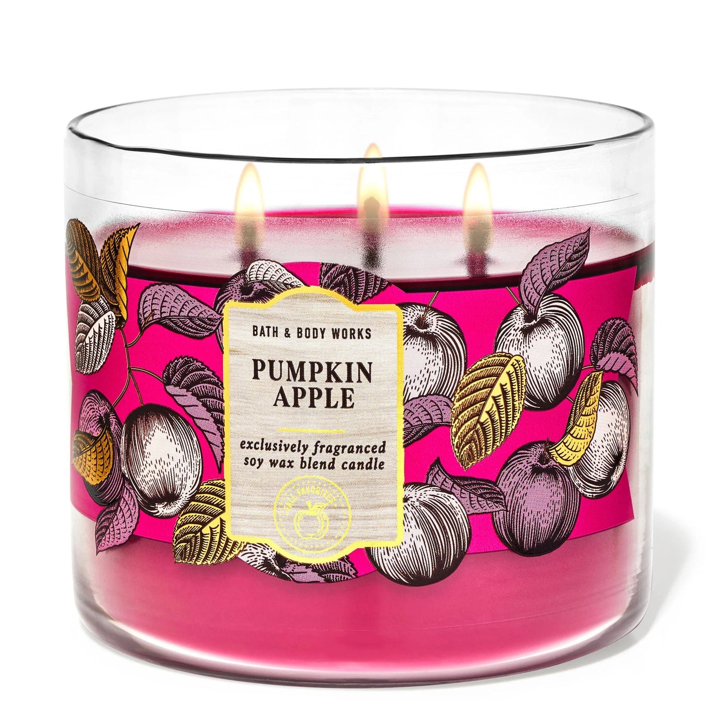 Pumpkin Apple 3 Wick Candle | Vela aromática de 3 mechas - 411 gr