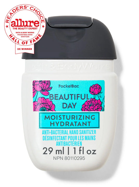 Beautiful Day Moisturizer PocketBac Gel Sanitizer | Crema Antibacterial Humectante