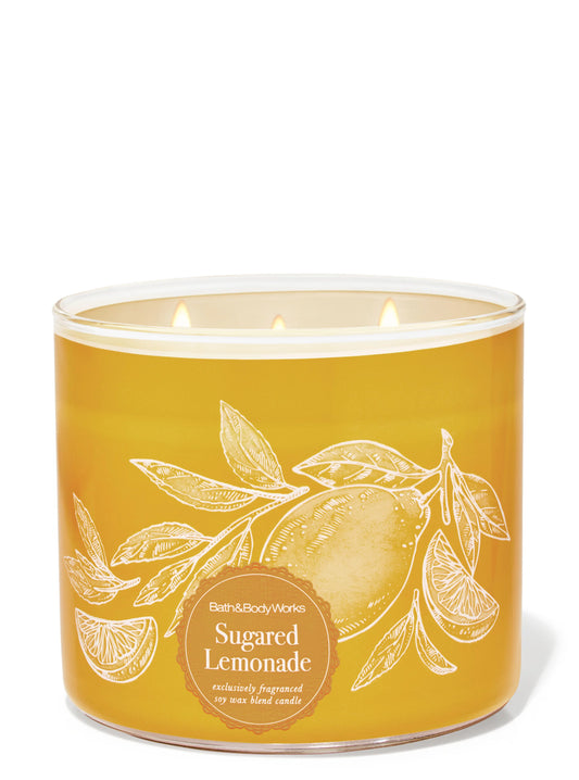 Sugared Lemonade 3 Wick Candle | Vela aromática de 3 mechas - 411 g