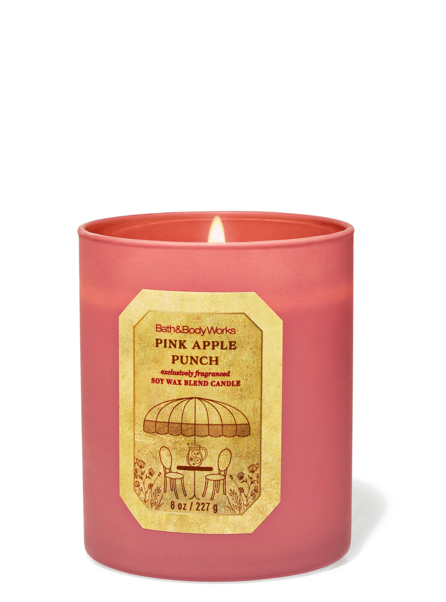 Pink Apple Punch 1 wick Candle | Vela aromática de 1 mecha | 227 gr