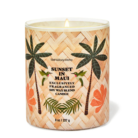 Sunset In Maui 1 wick Candle | Vela aromática de 1 mecha | 227 gr