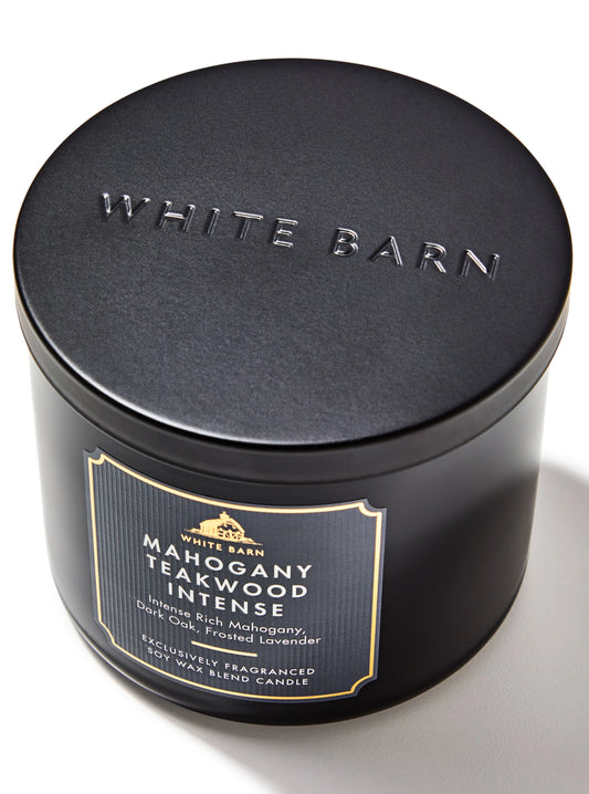 Mahogany Taekwood Intense 3 Wick Candle | Vela aromática de 3 mechas - 411 gr