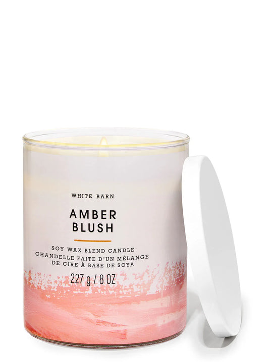 Amber Blush 1 wick Candle | Vela aromática de 1 mecha | 227 gr