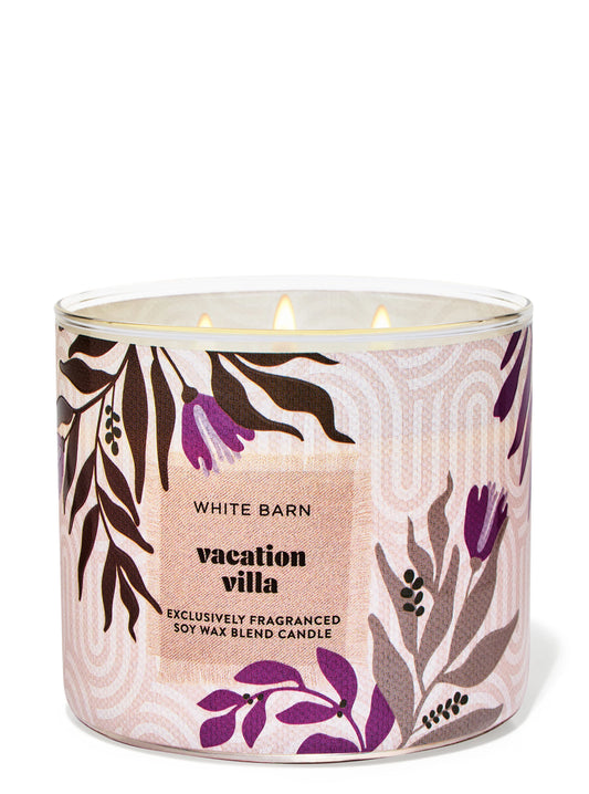 Vacation Villa 3 Wick Candle | Vela aromática de 3 mechas - 411 g