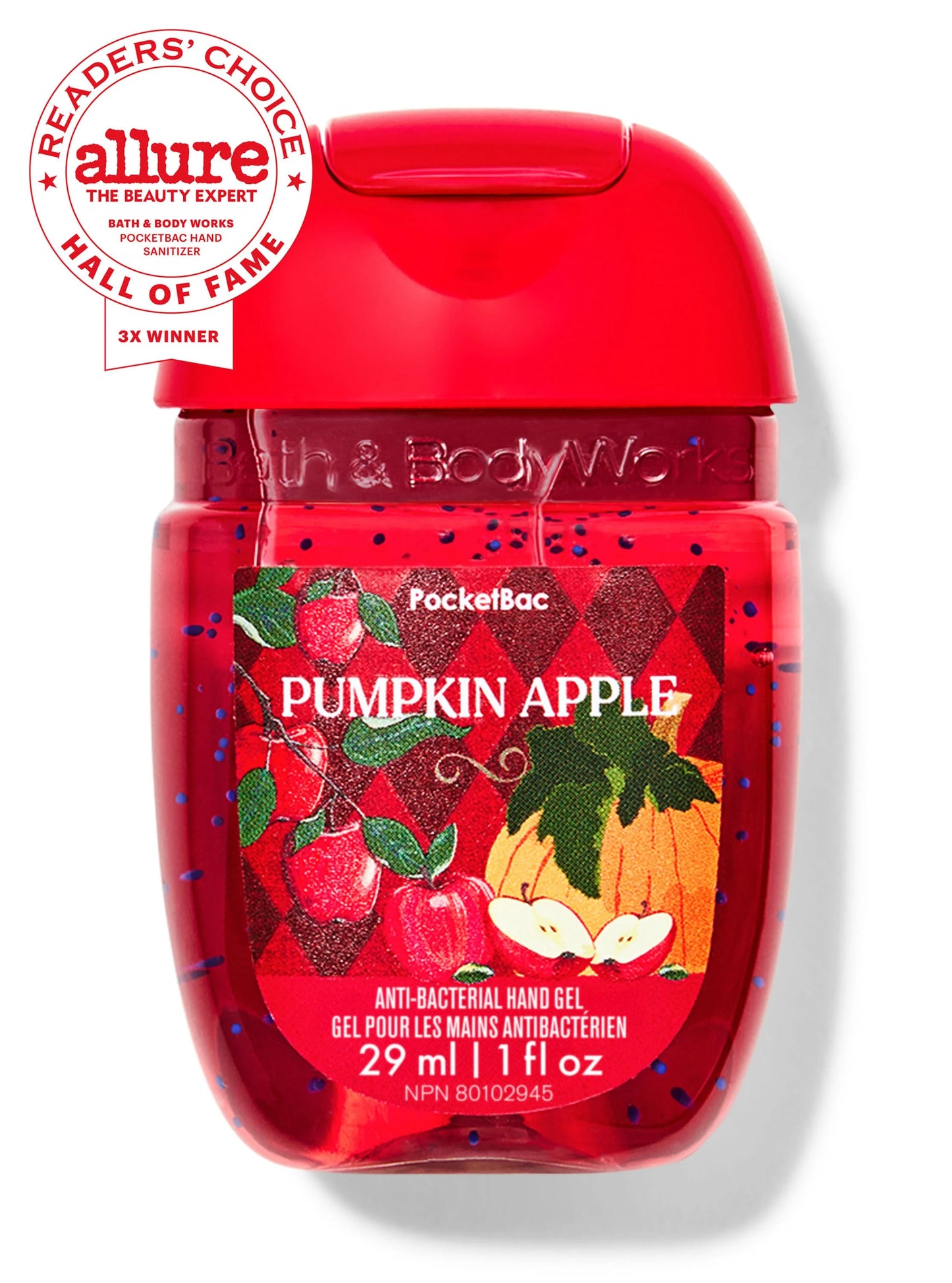 Pumpkin Apple PocketBac Gel Sanitizer | Gel Antibacterial