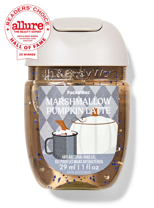 Marshmallow Pumpkin Latte PocketBac Gel Sanitizer | Gel Antibacterial