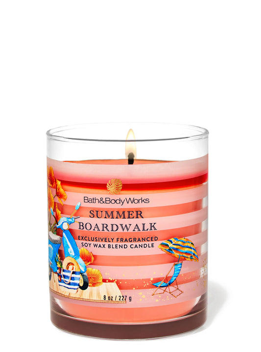 Summer Boardwalk 1 wick Candle | Vela aromática de 1 mecha | 227 gr