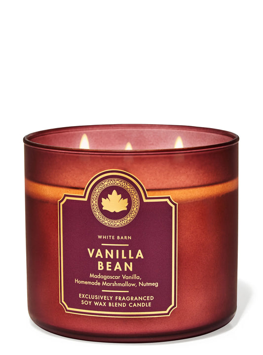 Vanilla Bean 3 Wick Candle | Vela aromática de 3 mechas - 411 gr