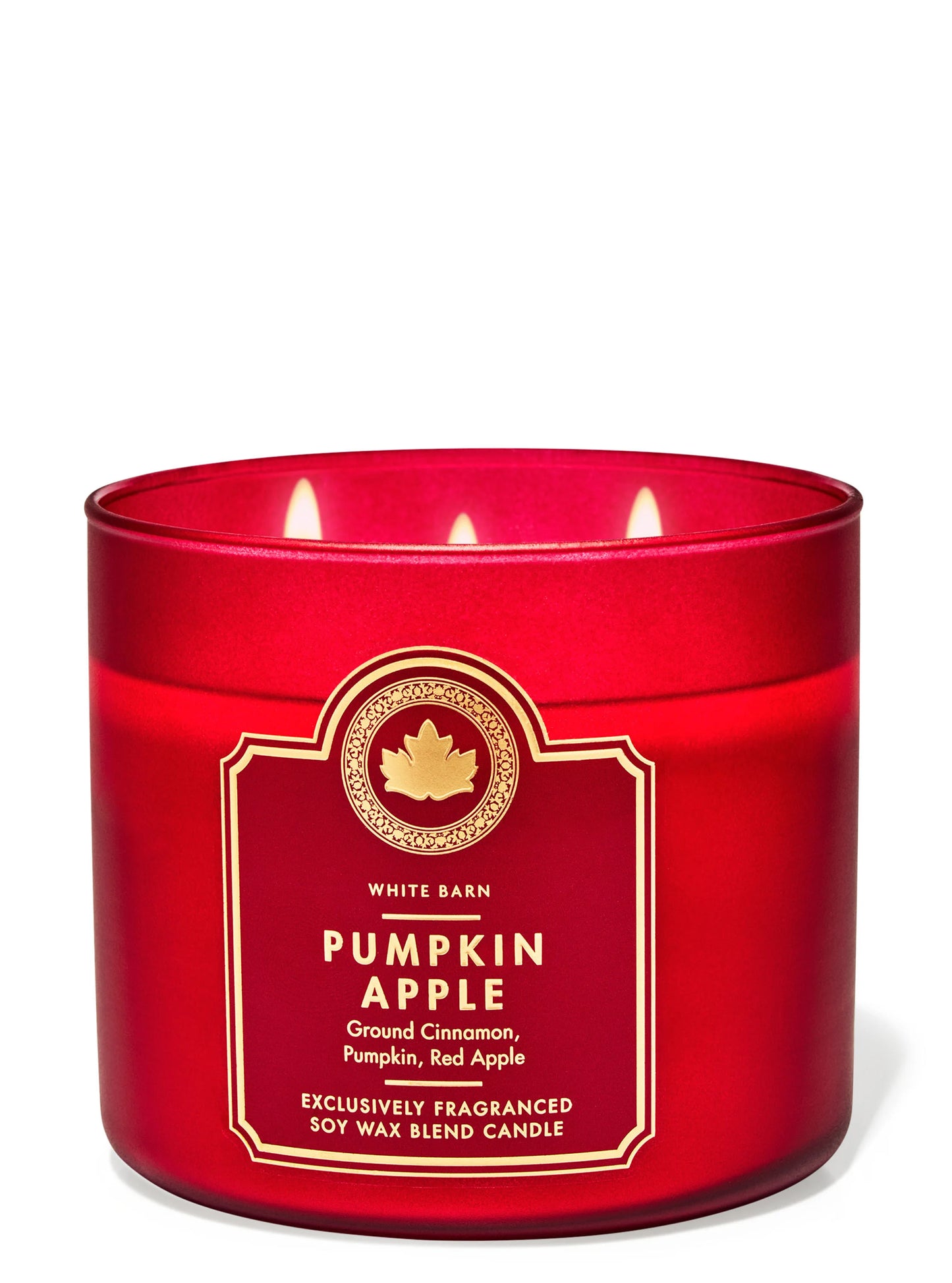 Pumpkin Apple 3 Wick Candle | Vela aromática de 3 mechas - 411 gr