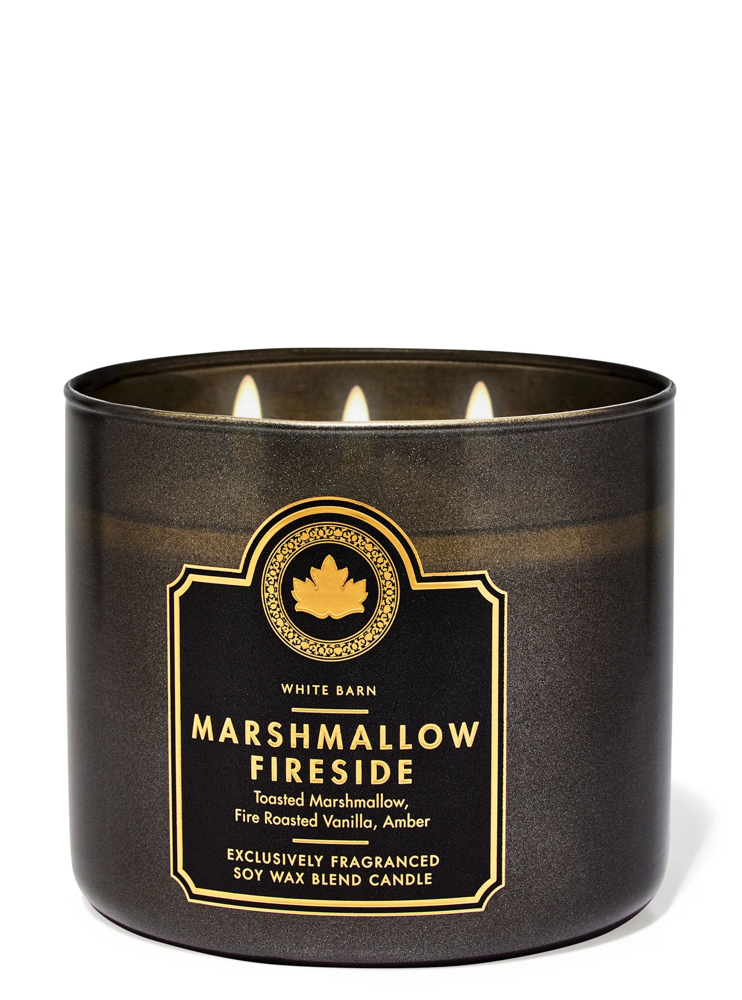 Marshmallow Fireside| Vela 3 mechas | 411gr