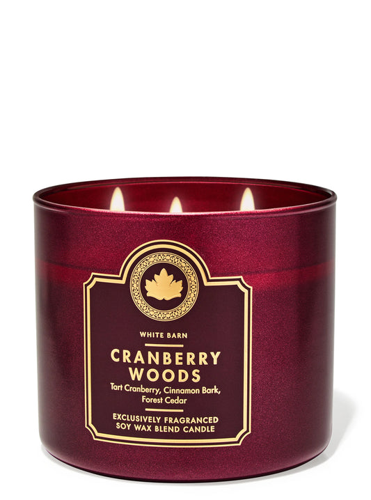 Cranberry Woods 3 wick Candle | Vela 3 mechas | 411gr