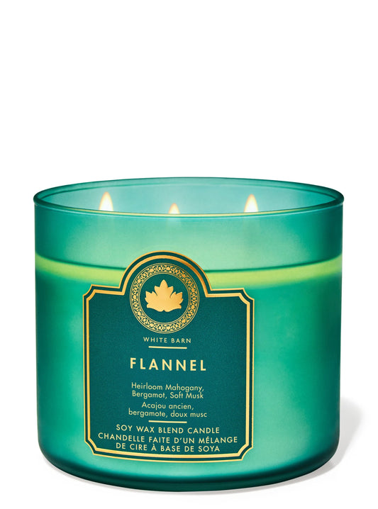 Flannel 3 Wick Candle | Vela aromática de 3 mechas - 411 gr