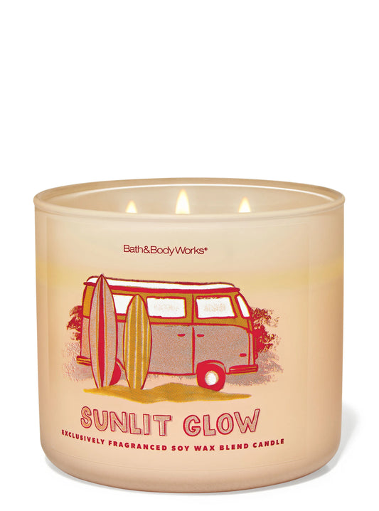 Sunlit Glow 3 Wick Candle | Vela aromática de 3 mechas - 411 g