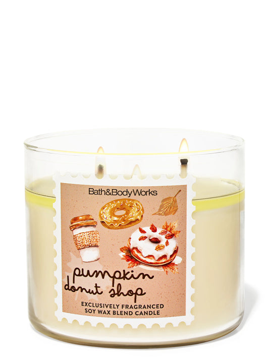 Pumpkin Donut Shop 3 Wick Candle | Vela aromática de 3 mechas - 411 gr