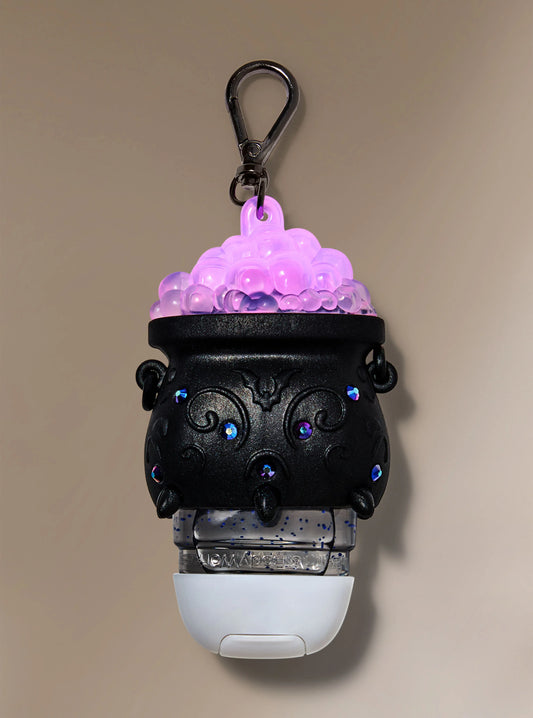 Light-up Color-changing Spooky Cauldron PocketBac Holder | Porta Gel