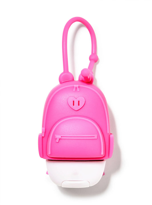 Pink Heart Backpack PocketBac Holder | Porta Gel