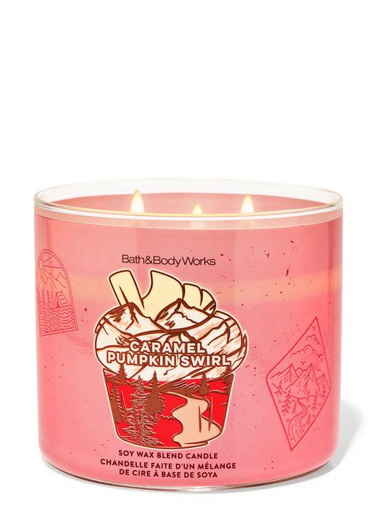Caramel Pumpkin Swirl 3 Wick Candle | Vela aromática de 3 mechas - 411 gr
