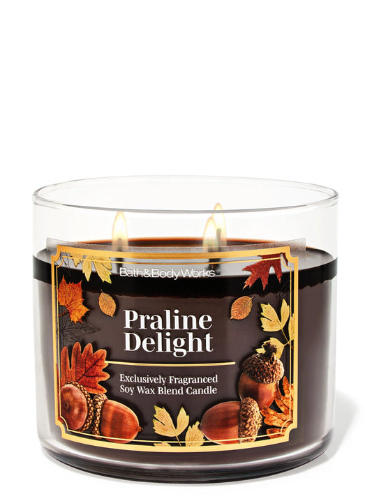 Praline Delight | Vela 3 mechas | 411gr