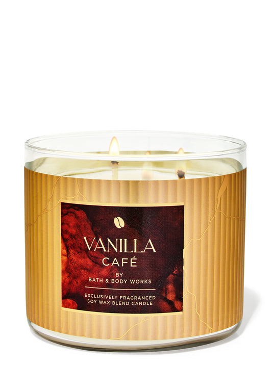 Vanilla Cafe 3 Wick Candle | Vela aromática de 3 mechas - 411 gr
