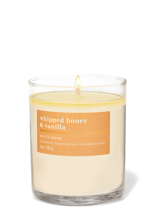 Whipped Honey Vanilla 1 Wick Candle | Vela aromática de 1 mecha - 227 gr