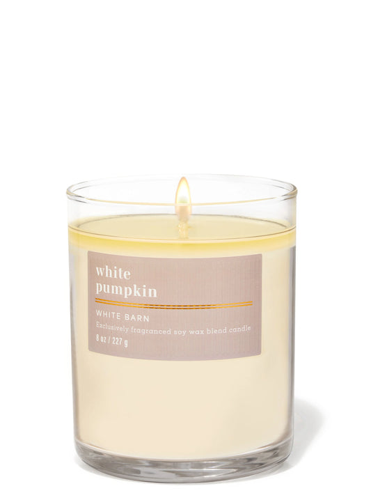 White Pumpkin  1 Wick Candle | Vela aromática de 1 mecha - 227 gr