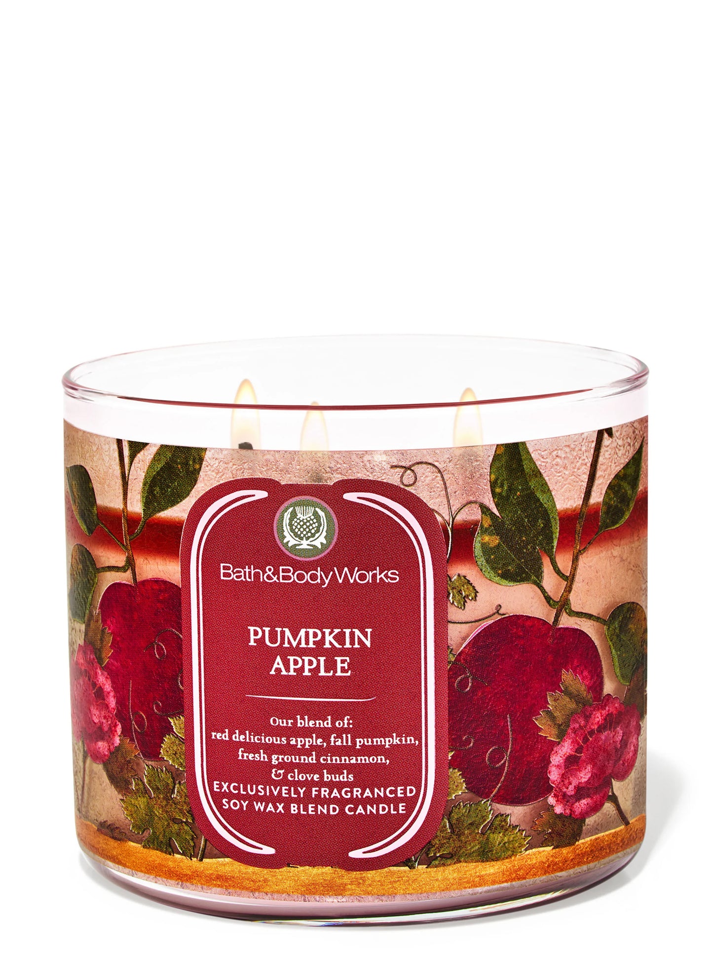 Pumpkin Apple 3 Wick Candle | Vela aromática de 3 mechas - 411 gr