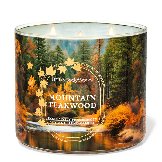 Mountain Taekwood 3 Wick Candle | Vela aromática de 3 mechas - 411 gr