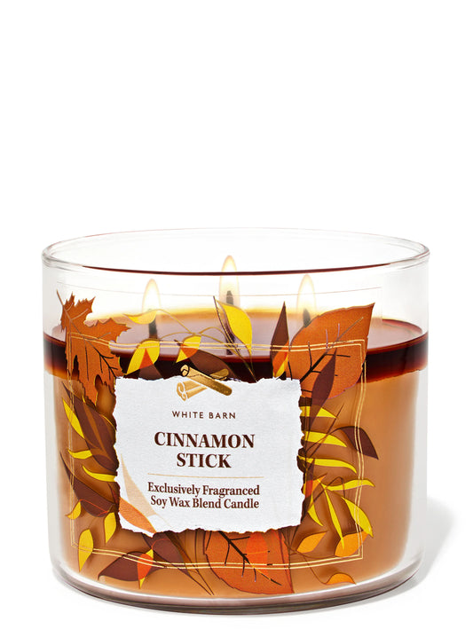 Cinnamon Stick 3 Wick Candle | Vela aromática de 3 mechas - 411 gr