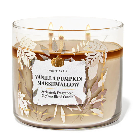 Vanilla Pumpkin 3 Wick Candle | Vela aromática de 3 mechas - 411 gr