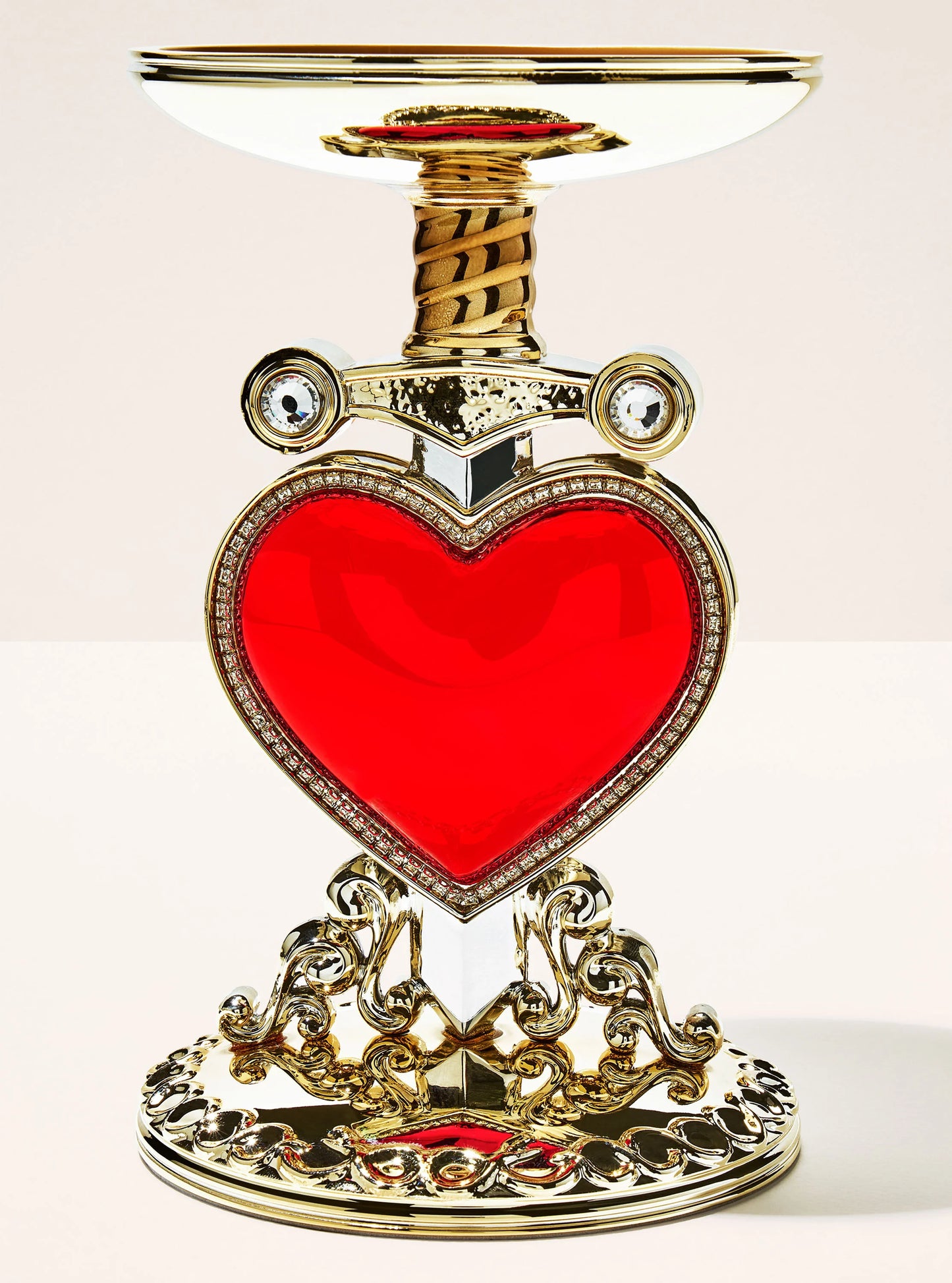 Evil Queen Pierced Heart Pedestal | Porta Velas