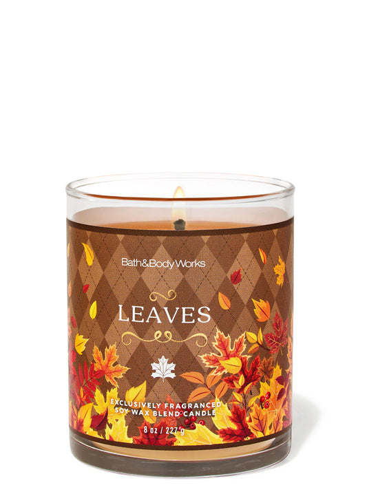 Leaves 1 Wick Candle | Vela aromática de 1 mecha - 227 gr