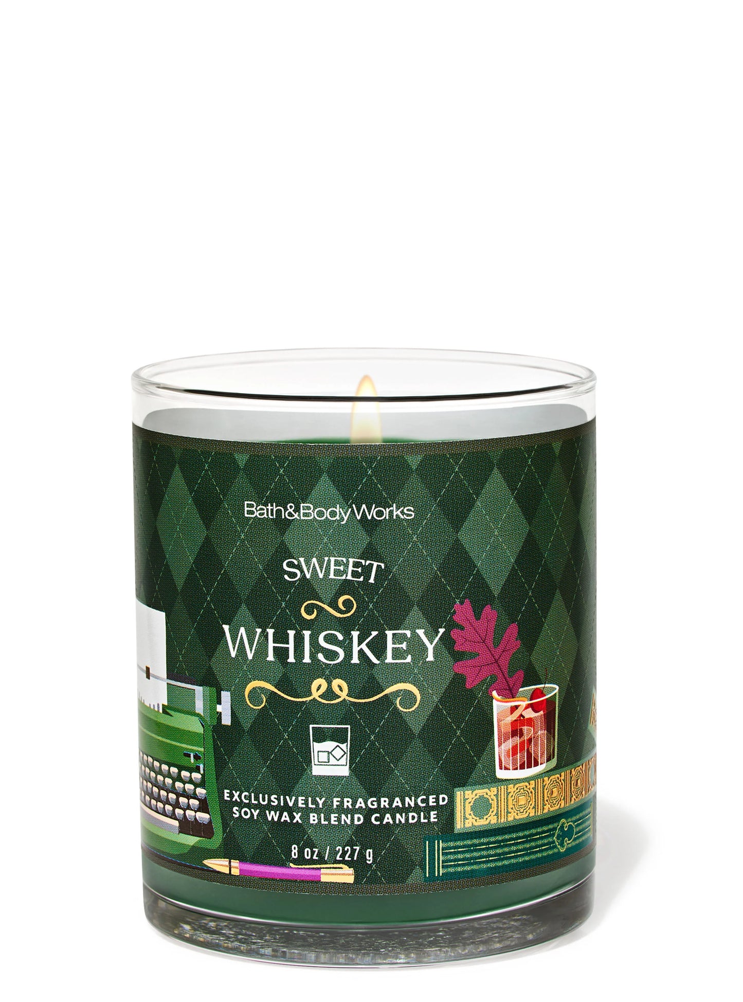 Sweet Whiskey 1 Wick Candle | Vela aromática de 1 mecha - 227 gr