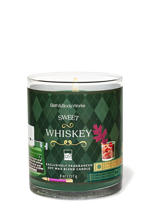 Sweet Whiskey 1 Wick Candle | Vela aromática de 1 mecha - 227 gr