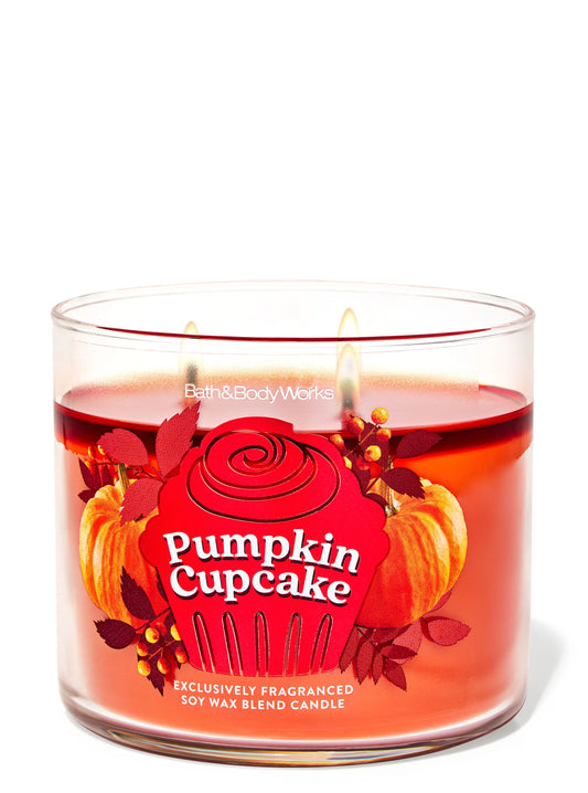 Pumpkin Cupcake 3 Wick Candle | Vela aromática de 3 mechas - 411 gr