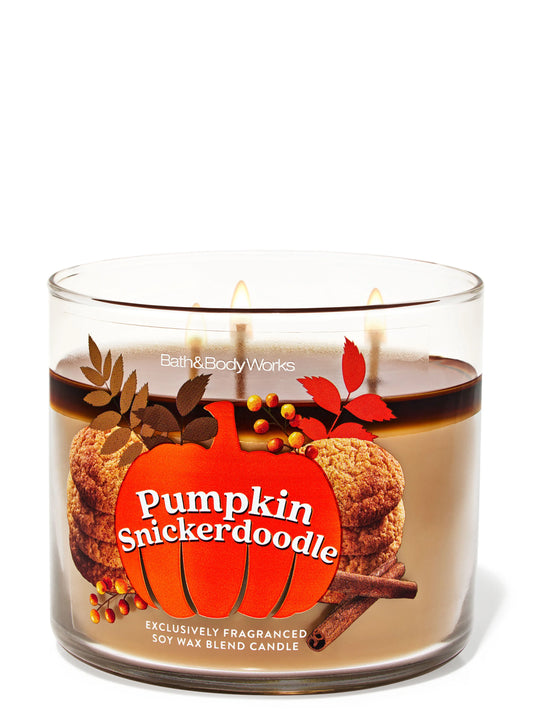 Pumpkin Snicker Doodle 3 Wick Candle | Vela aromática de 3 mechas - 411 gr