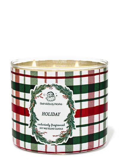 Holiday 3 Wick Candle | Vela aromática de 3 mechas - 411 gr