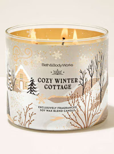 Cozy Winter Cottage 3 wick Candle | Vela aromática de 3 mechas| 411 gr