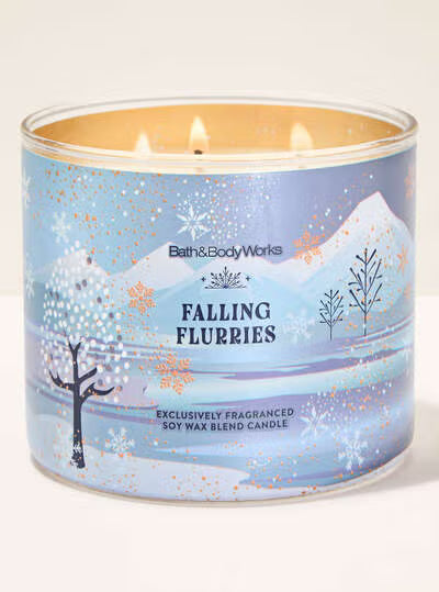 Falling Flurries 3 wick Candle | Vela aromática de 3 mechas| 411 gr