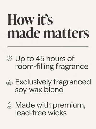 Falling Flurries 3 wick Candle | Vela aromática de 3 mechas| 411 gr