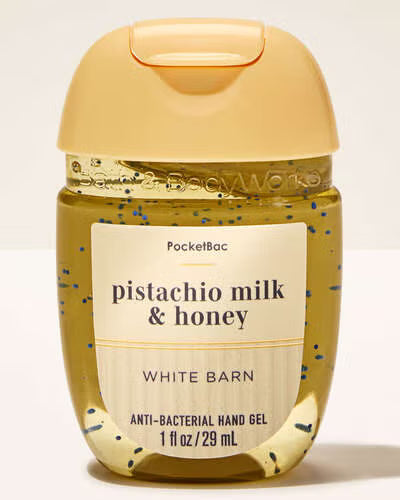 Pistachio Milk & Honey PocketBac Gel Sanitizer | Gel Antibacterial