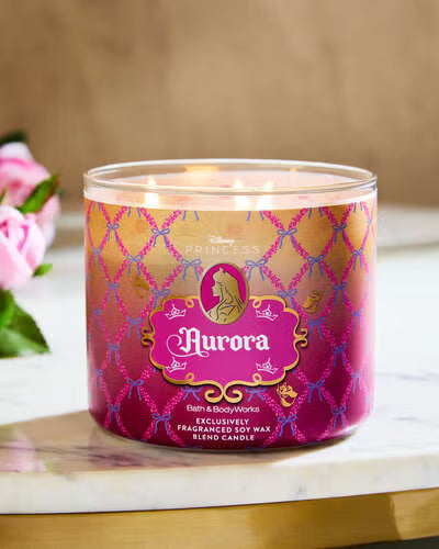 Aurora 3 wick Candle | Vela 3 mechas | 411gr | DISNEY