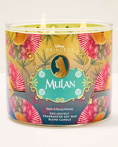 Mulan 3 wick Candle | Vela 3 mechas | 411gr | DISNEY