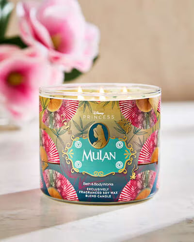 Mulan 3 wick Candle | Vela 3 mechas | 411gr | DISNEY
