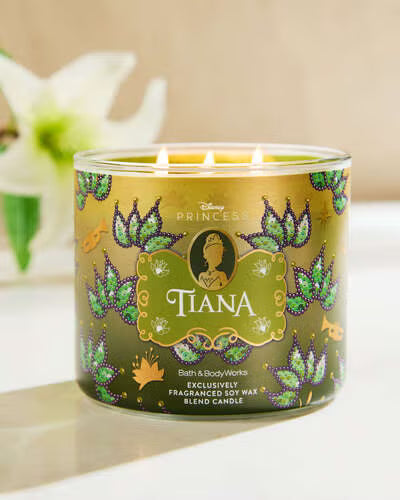 Tiana 3 wick Candle | Vela 3 mechas | 411gr | DISNEY