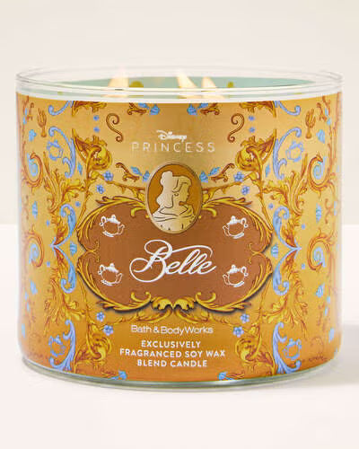 Belle 3 wick Candle | Vela 3 mechas | 411gr | DISNEY