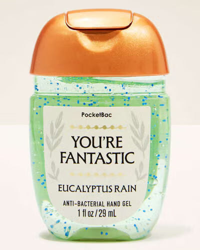 Eucalyptus Rain PocketBac Gel Sanitizer | Gel Antibacterial