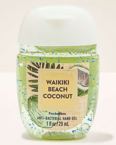 Waikiki Beach Coconut  PocketBac Gel Sanitizer | Gel Antibacterial